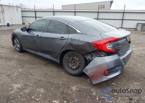 2019 Honda Civic Lx from USA, damaged, VIN 2HGFC2E6XKH567312